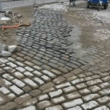 Reinstated cobbled Sq.