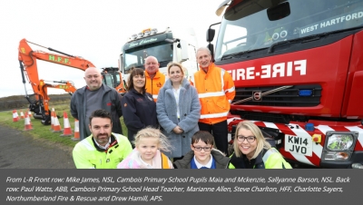 Approved Power Services & Northumberland Primary School celebrates National Road Safety Week with North Sea Link